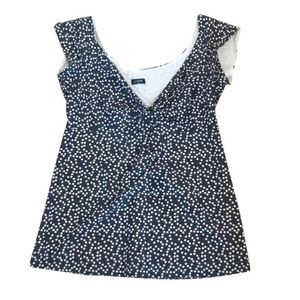 J.Crew poka-dot blouse